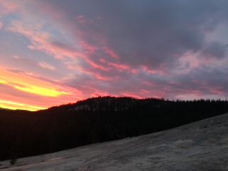 Lemberg Dome sunset, Yosemite National Park